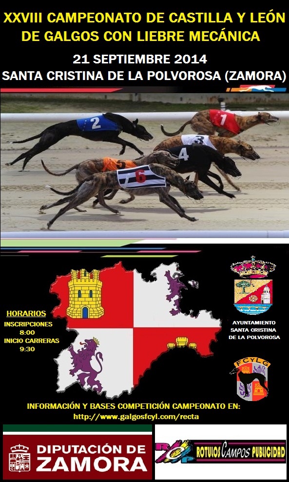 PRESENTACIÓN DEL CARTEL Y BASES DE COMPETICIÓN DEL XXVIII CAMPEONATO DE CASTILLA Y LEÓN DE LIEBRE MECÁNICA